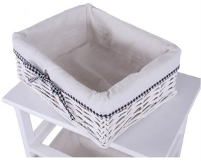 Tempo Kondela Komoda Ruby biela, 73 cm