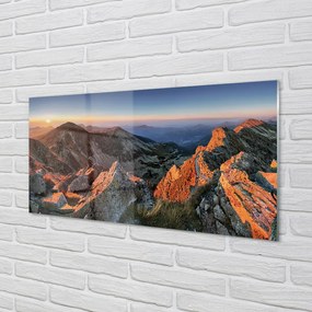 Obraz plexi Horské slnko 125x50 cm