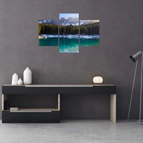 Obraz - Jazero Karersee (90x60 cm)