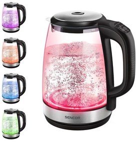 Sencor - Rýchlovarná kanvica s termoreguláciou a LED podsvietením 2 l 2200W/230V