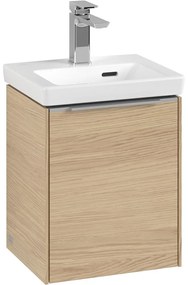 VILLEROY &amp; BOCH Subway 3.0 závesná skrinka pod umývadielko, 1 dvierka, pánty vpravo, 351 x 309 x 429 mm, Nordic Oak, C58400VJ