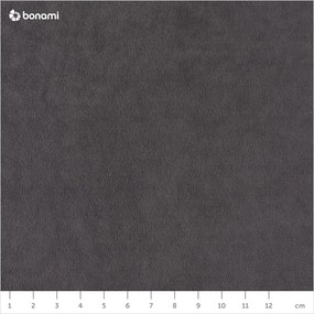 Tmavosivá zamatová rozkladacia rohová pohovka Miuform Stylish Stan, ľavý roh