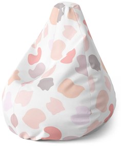 Sablio Sedací vak Pear Fľaky - 70 x 95 x 15 cm