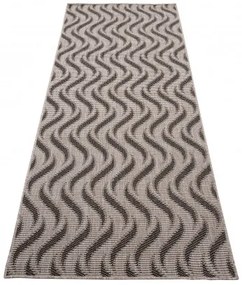 Behúň Floorlux 20586 strieborný / čierny
