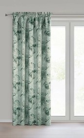 ZATEMŇOVACÍ ZÁVES NA PÁSKE NINA 140X270 CM LISTY