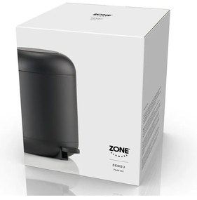 Čierny nášľapný plastový odpadkový kôš 4 l Sensu – Zone