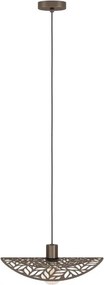 Eglo 44124 - Luster na lanku SWABY 1xE27/60W/230V priemer 40 cm bronzový