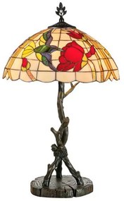 Dizajn stolná Tiffany lampa COLIBRI 62*Ø40