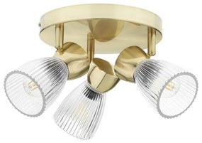 Bodové svietidlo BEST 3xE14/40W/230V zlatá