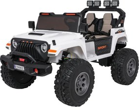 Elektrické autíčko Extreme Sport 4x4 biele