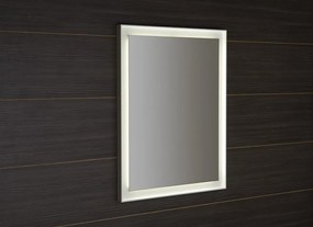 Sapho Sapho, FLUT LED podsvietené zrkadlo 900x700mm, biela, FT090