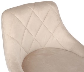 JAKS Barová stolička cydro velvet béžová