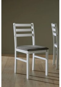 Sada jedálenského stola a 4 ks stoličiek EMILY biela