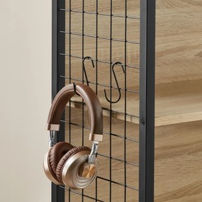 Knižnica TAYLOR SONOMA s 5 policami, 155x74cm