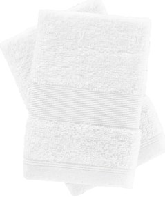 Biele froté bavlnené uteráky v súprave 2 ks 30x30 cm Anti–Bacterial – Catherine Lansfield