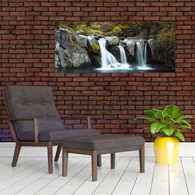 Obraz - Vodopády, Lushan, Čína (120x50 cm)