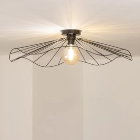 Brilagi - LED prisadený luster CERIA WIRE 1xE27/40W/230V priemer 80 cm čierna