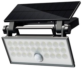 TOP LIGHT Svetlo nástenné Heleon PIR PRO, Čierna