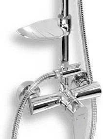 Novaservis Sprchové súpravy - Titania Fresh sprchový set s batériou, horné pripojenie sprchy, chróm, SET040/96,0