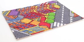 Associated Weavers, AKCIA: 170x175 cm Koberec metráž Big City 97, šíře, viacfarebná, filc, detská izba