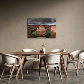 Obraz jazera v útese (70x50 cm)
