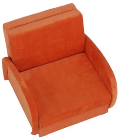 Tempo Kondela Rozkladacie kreslo, oranžová, MILI 1