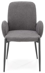 Jedálenská stolička K477 sivá