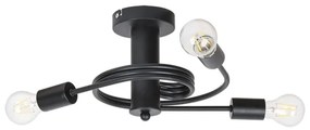Rabalux 2095 - Prisadený luster CARLY 3xE27/15W/230V čierna