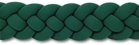 Vulpi Mantinel do postieľky Vrkoč 240cm XL Handmade Farba: smaragdová