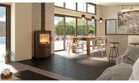 Kratki KOZA/AB/S/2 - Krbové oceľové kachle 10kW 150mm