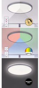 Rabalux 2291 - stmievateľné RGB LED stropné svietidlo RASMUS LED/22W/230V + diaľkové ovládanie