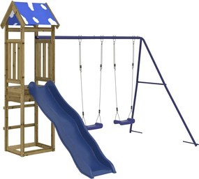 vidaXL Vonkajšia súprava na hranie impregnovaná borovica