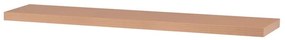 BONTEC Polička, mdf, čierna, P-002 BK Farba: Hnedá