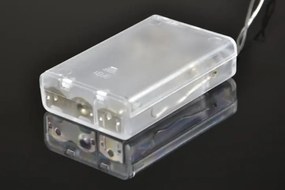 Vianočná svetelná reťaz - hviezdy, teple biela