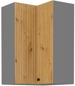 Skrinka do kuchyne AVA ARTISAN/ANTRACIT 60X60 GN-90 2F (90°)