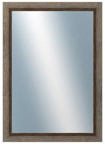 DANTIK - Zrkadlo v rámu, rozmer s rámom 50x70 cm z lišty CARRARA žltá (2895)