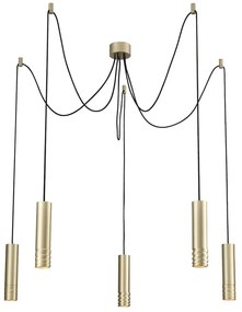Moderný luster Locus L 5 Champagne