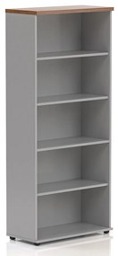 Vysoká skriňa Visio LUX 80 x 38,5 x 183,5 cm, orech