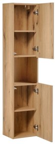 Koupelnová sestava Nova Oak Wiki se skříňkami a umyvadlem 60 cm dub evoke