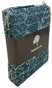 Bavlnené obliečky FROSTLINE modrozelené Rozmer obliečky: 70 x 90 cm | 140 x 200 cm