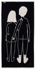 helen b Bavlnená osuška Naked Couple 70 × 140 cm