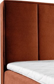 Boxspring posteľ RITA, 200x160, oranžová (pretty 9)