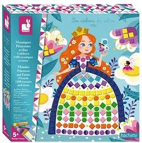 Kreatívna hračka Mozaika Princezné a víly Janod Atelier Sada Maxi od 5 rokov