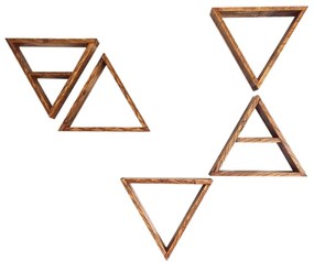 Sada nástenných políc Raf V 5 ks orech