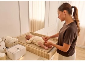 Lionelo - Prebaľovacia podložka MEGS 49x70 cm béžovo-piesková