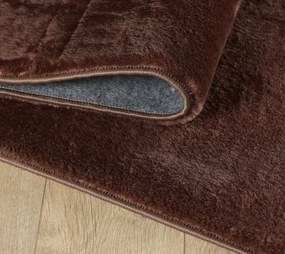 Ayyildiz Kusový koberec CATWALK 2600, Okrúhly, Hnedá Rozmer koberca: 160 cm KRUH