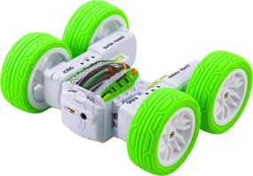 LEAN Toys Terénne akrobatické RC auto 360°, diaľkovo ovládané, zelené 1:32