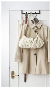 Čierny kovový vešiak na dvere 30 cm Tower – YAMAZAKI