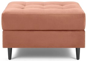 Ružová zamatová podnožka Milo Casa Santo