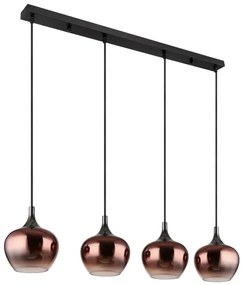 Globo 15548-4HG - Luster na lanku MAXY 4xE27/40W/230V medená